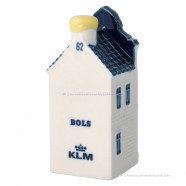 KLM miniatuur huisje nummer 62 - Delfts Blauw