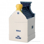 KLM miniatuur huisje nummer 63 - Delfts Blauw