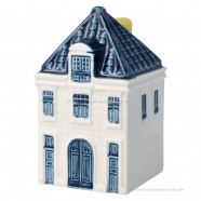 KLM miniatuur huisje nummer 64 - Delfts Blauw