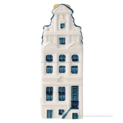 KLM miniatuur huisje nummer 69 - Delfts Blauw