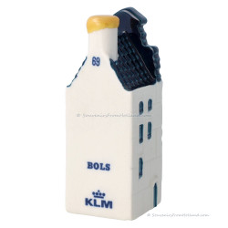 KLM miniatuur huisje nummer 69 - Delfts Blauw