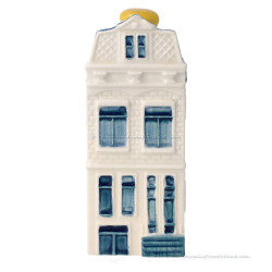 KLM miniatuur huisje nummer 71 - Delfts Blauw
