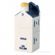 KLM miniatuur huisje nummer 71 - Delfts Blauw