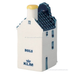 KLM miniature house number 72 - Delft Blue