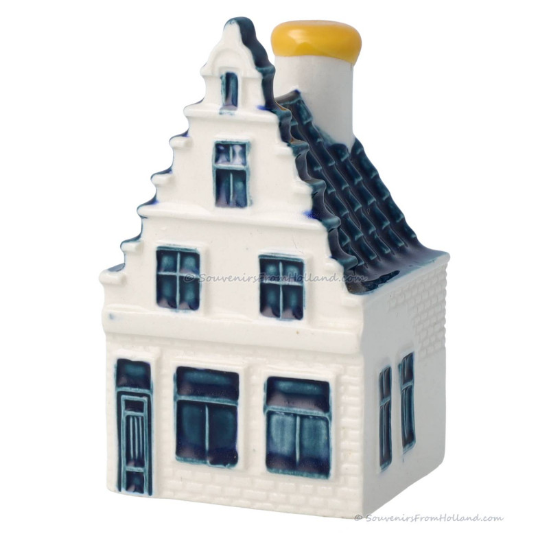 KLM miniatuur huisje nummer 73 - Delfts Blauw