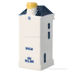 KLM miniature house number 74 - Delft Blue