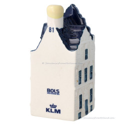 KLM miniatuur huisje nummer 81 - Delfts Blauw
