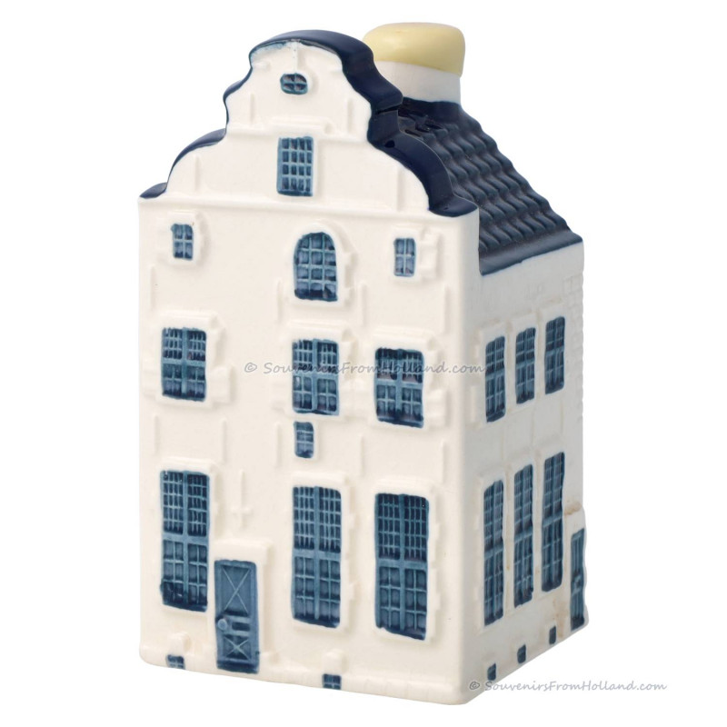 KLM miniatuur huisje nummer 84 - Delfts Blauw