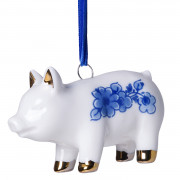 Pig Christmas Pendant Delft...