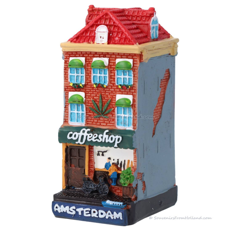 Coffee Shop Canal House Amsterdam - 8cm Polystone