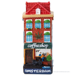 Coffee Shop Canal House Amsterdam - 8cm Polystone