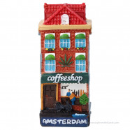 Coffee Shop Canal House Amsterdam - 8cm Polystone