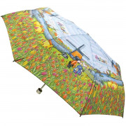 Umbrella Dutch Tulip Field