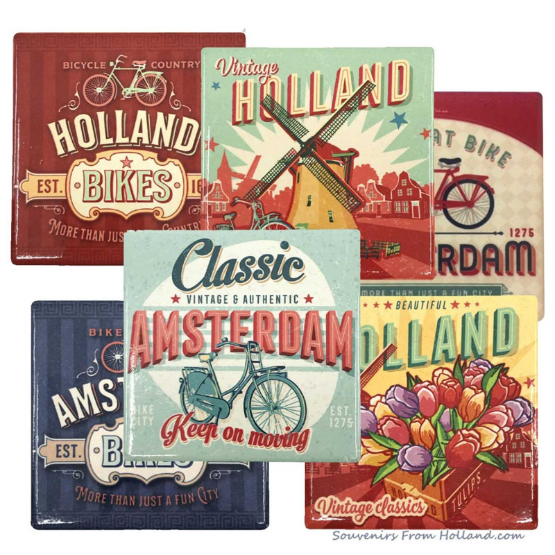 Coasters Vintage Tiles - Set of 6