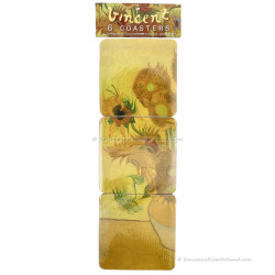 Van Gogh Sunflowers Coasters - Set of 6