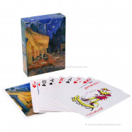 Van Gogh Terrace at Night Playing Cards
