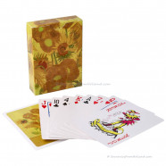 Van Gogh Sunflowers Playing Cards