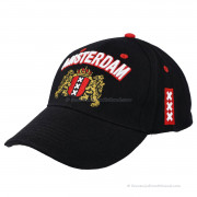 Zwarte Amsterdam Cap -...