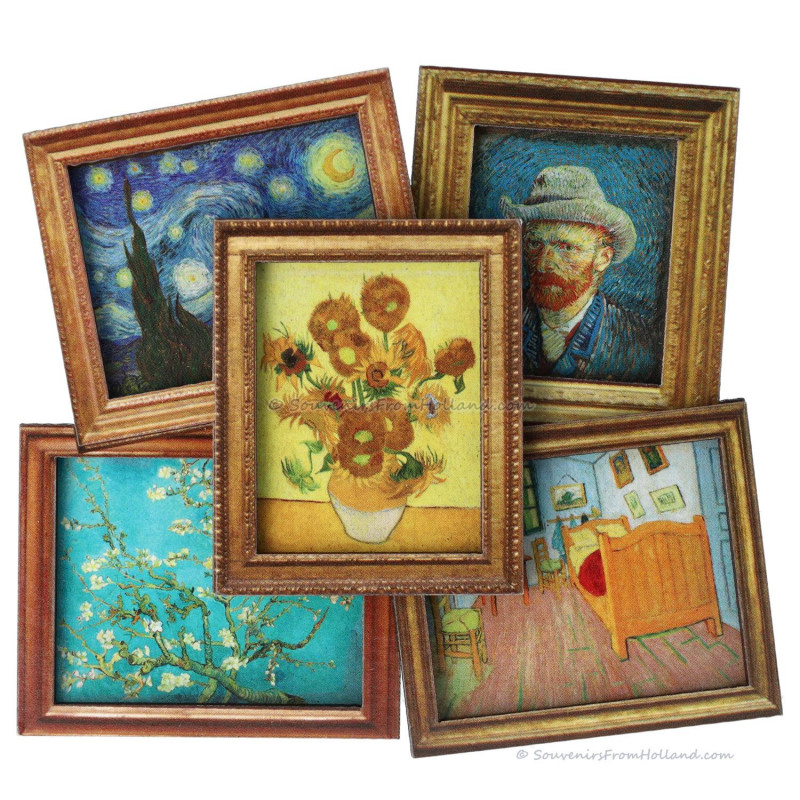 Van Gogh Paintings Compilation 3D MDF Magnet