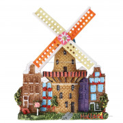 Houses Windmill - Magnet...
