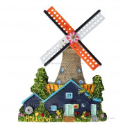 Zwart/Grijze stellingmolen...