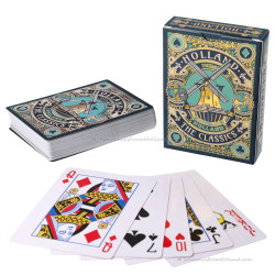 Blue Gold Holland Playing Cards