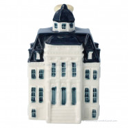 KLM miniatuur huisje nummer 100 - Delfts Blauw