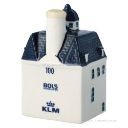 KLM miniature house number 100 - Delft Blue