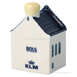 KLM miniature house number 4 - Delft Blue