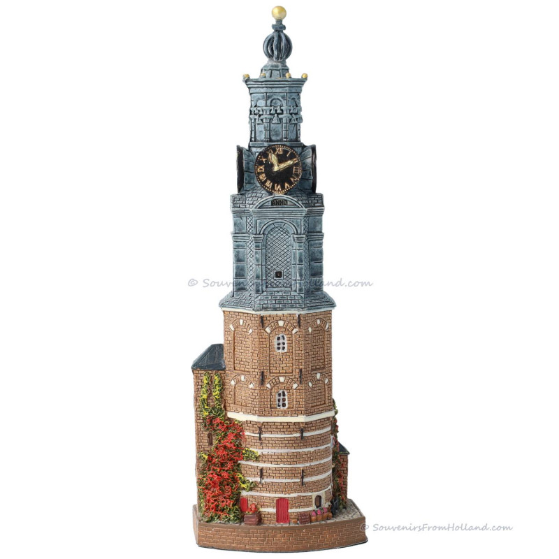 Munt Tower Amsterdam Streets Canal House