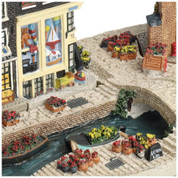 Set G - Grote Basisplaat met 4 Grachtenpanden Amsterdam Streets®