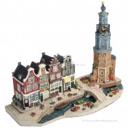 Set H - Grote Basisplaat met 4 Grachtenpanden Amsterdam Streets®