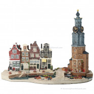 Set H - Grote Basisplaat met 4 Grachtenpanden Amsterdam Streets®