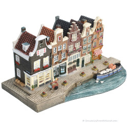 Set D - Grote Basisplaat met 5 Grachtenpanden Amsterdam Streets®