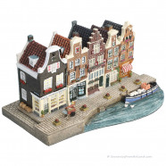 Set D - Grote Basisplaat met 5 Grachtenpanden Amsterdam Streets®
