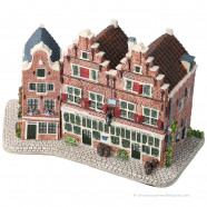 Kattengat with 3 Canal Houses Amsterdam Streets®