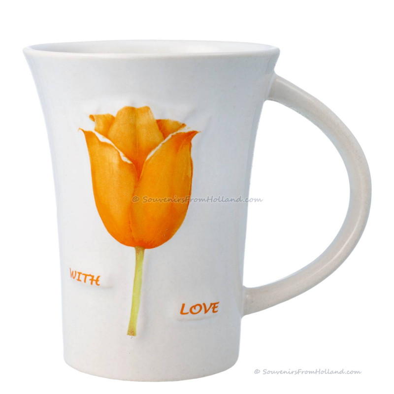 Holland Mok met Gele Tulpen 250ml