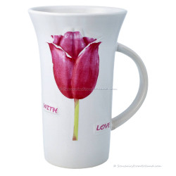 Holland XL Mug with Pink Tulips 450ml