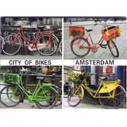 City of Bikes Amsterdam - Flat Magnet