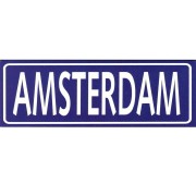 Magnets Blue Amsterdam Rectangle