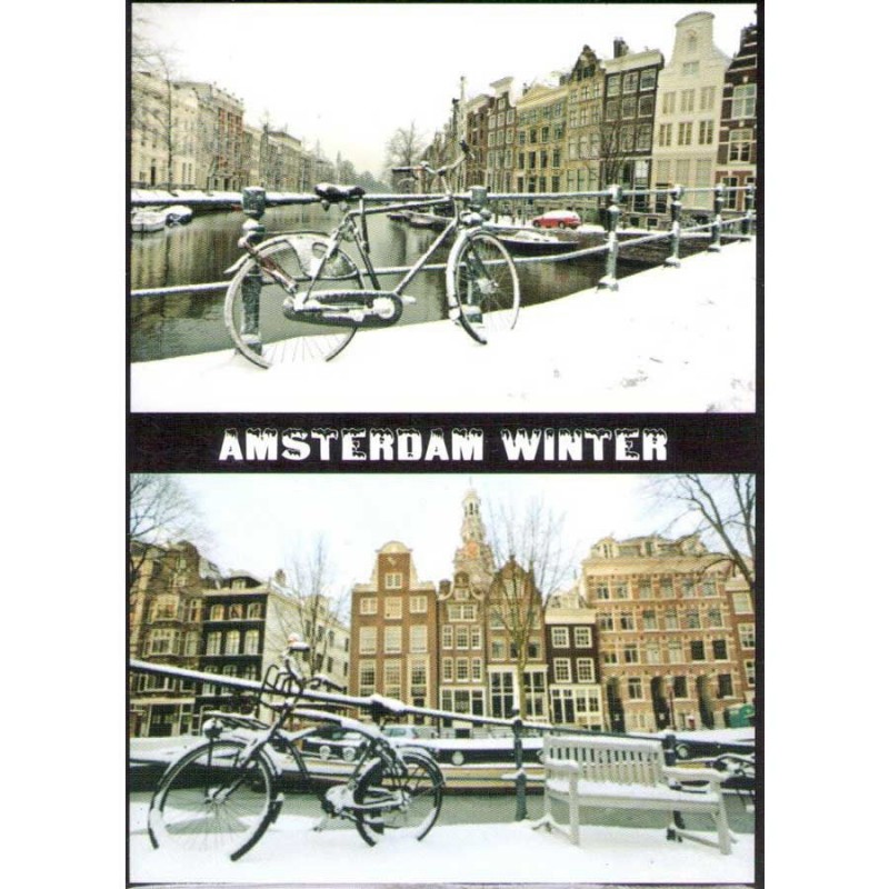 Winter in Amsterdam - Flat Magnet