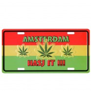 Amsterdam Hasj It - Kentekenplaat