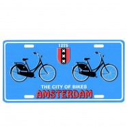 Amsterdam City of Bikes - Kentekenplaat