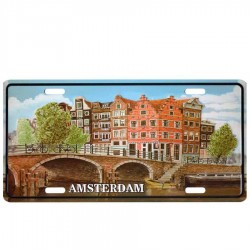 Amsterdam Gracht - Kentekenplaat