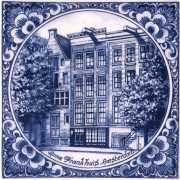 Tiles Round Anne Frank House - Tile 15x15 cm