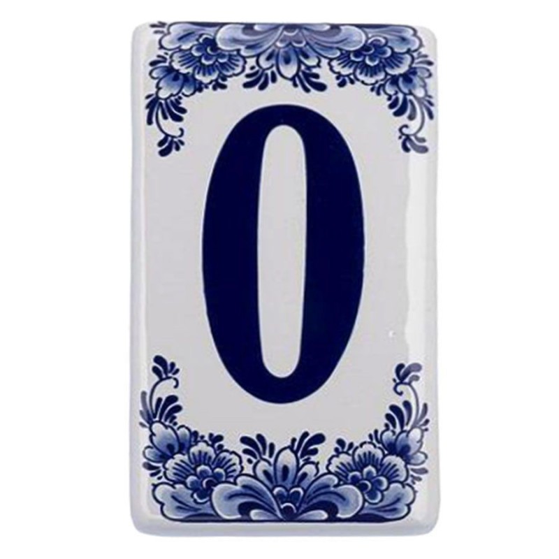 Huisnummer 0 - Delfts Blauw