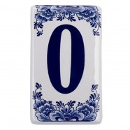 Huisnummer 0 - Delfts Blauw
