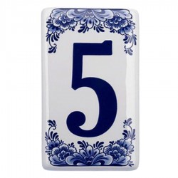 Huisnummer 5 - Delfts Blauw