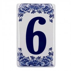 Huisnummer 6 - Delfts Blauw