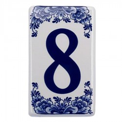 Huisnummer 8 - Delfts Blauw